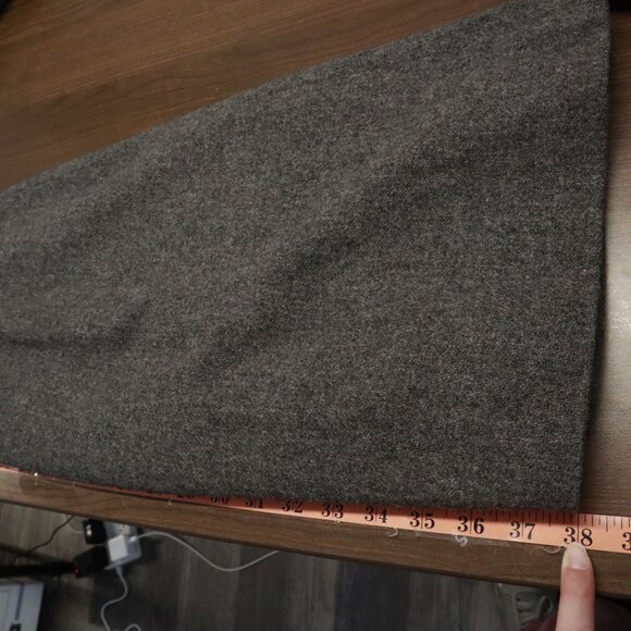 Domino Skirt Suit Womens 8 Gray Office Wear Secretary Dark Academia Vintage 70's - Picture 15 of 16